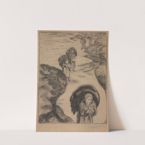 Seaweed Gatherers, Yport (c. 1889) by Claude Emile Schuffenecker