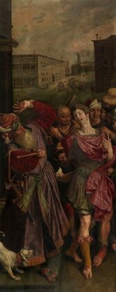 Sebastian of Rome Being Captured by Diocletian