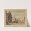 Second Street north from Market St. w[i]th Christ Church. Philadelphia. (1800) by William Russell Birch