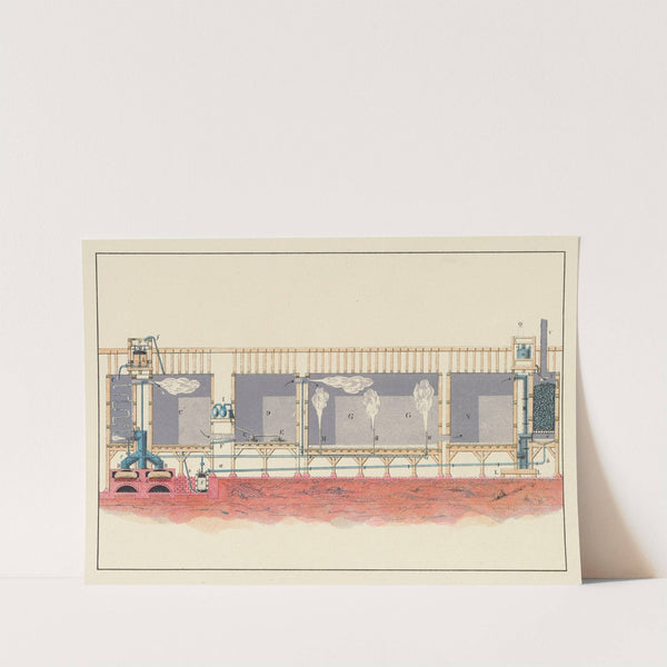Section of Chambers for Manufacture of Sulfuric Acid by John Howard Appleton