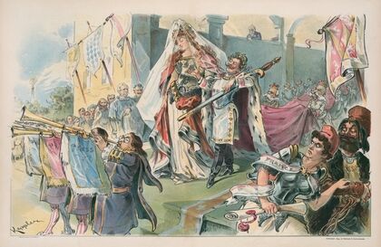 ‘See, the conquering hero comes!’