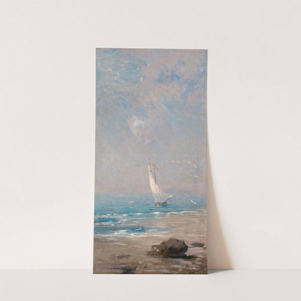 Segelboot auf einem bayerischem See by Emil Lugo