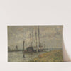 Segelboot im Hafen von Schulau by Rudolf Höckner