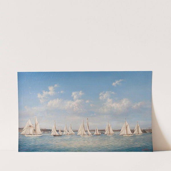 Segelregatta (1892) by Ludwig Rubelli von Sturmfest