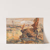 Segelschiff im Watt by Julius Seyler