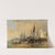 Segelschiffe und Fischerboote am bretonischen Strand by Jules-Achille Noël