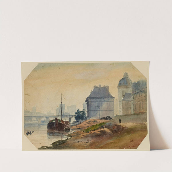 Seine devant l&#8217;Institut de France (1915-1945) by Henri Jean Baptiste Levis