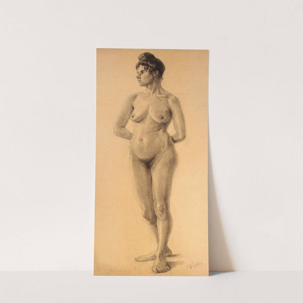Seisev naisakt (1909) by Lilly Walther