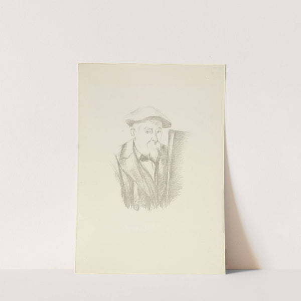 Selbstbildnis (1896-1897) by Paul Cézanne