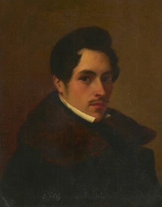 Selbstbildnis Albert Gräfle (1837)