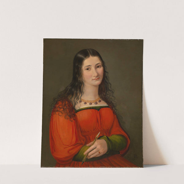 Selbstbildnis (Junge Römerin) by Sophie Reinhard