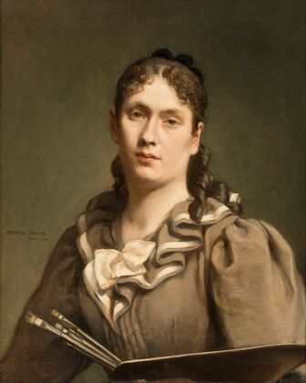 Selbstbildnis Maria Beskiba (1891)
