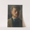Selbstbildnis Oskar Strnad als Student by Oskar Strnad