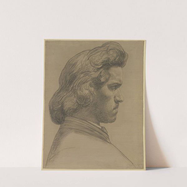 Selbstporträt des Künstlers by Albrecht Bräuer