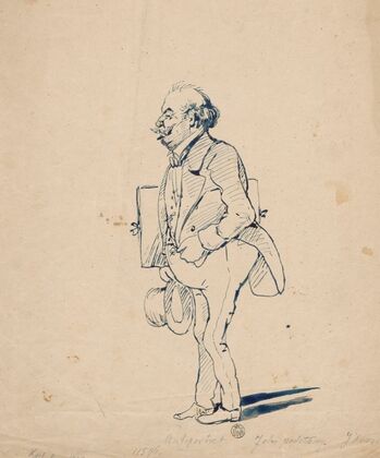 Self-caricature (1873)