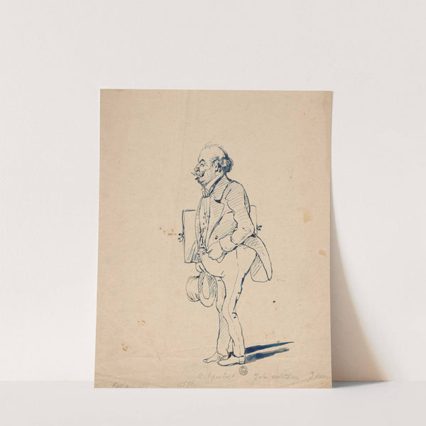 Self-caricature (1873) by Juliusz Kossak