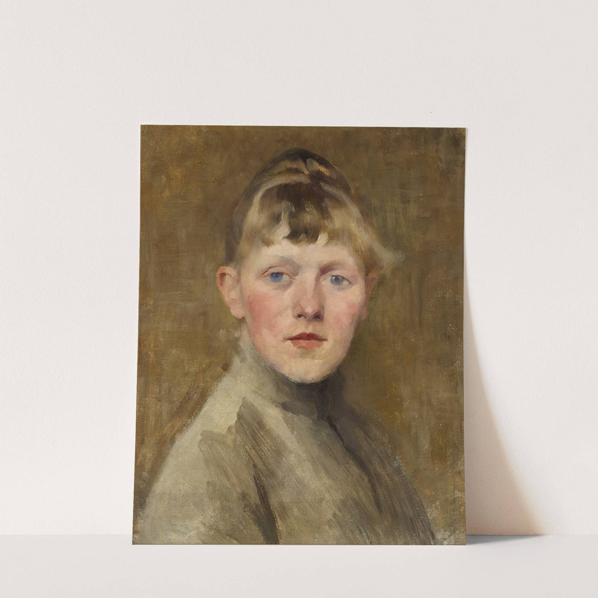 Self-Portrait (1884 - 1885) by Helene Schjerfbeck