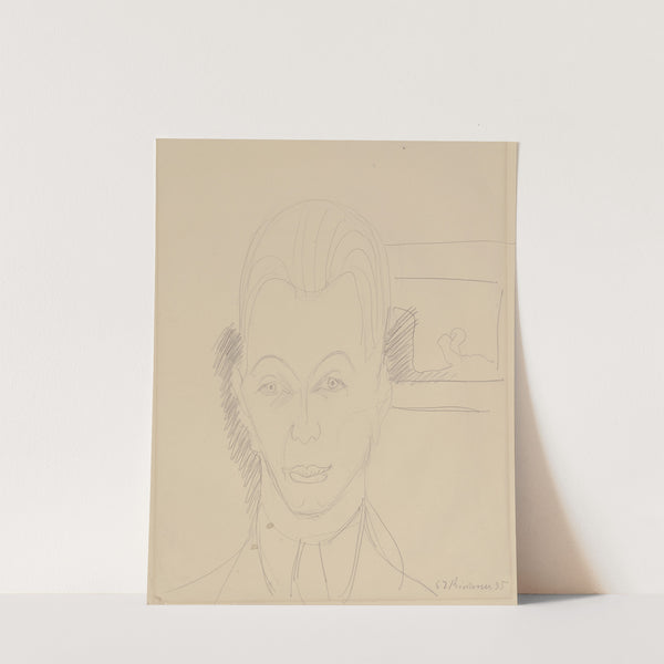 Self-portrait (ca. 1935) by Ernst Ludwig Kirchner