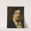 Self-portrait (1837) by Dionys Ganter