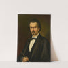 Self-portrait (1860) by Dominik Weber