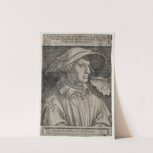 Self-Portrait (1530) by Heinrich Aldegrever