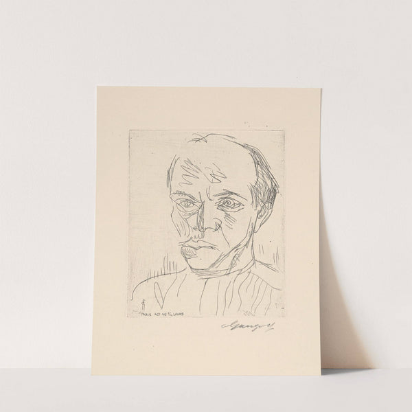 Self-portrait (1927) by Paul Gangolf