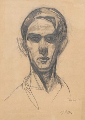Self-portrait (1920) — size preview