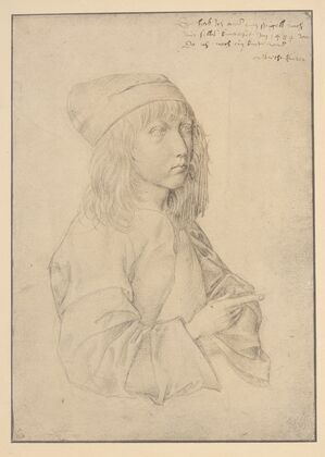 Self-portrait, age 13.