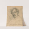 Self portrait, age thirty by John Broughman