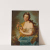 Self portrait as flora by Anna Dorothea Therbusch