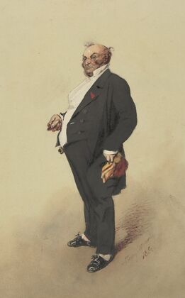 Self-Portrait as Monsieur Prudhomme