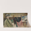 Self-portrait at the studio in Bystra (1914) by Julian Falat