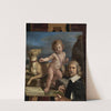 Self-Portrait before a Painting of Amor Fedele by Guercino