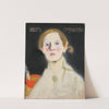 Self-Portrait, Black Background by Helene Schjerfbeck