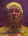 Self-portrait by Lamplight