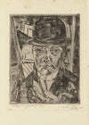 Self-Portrait in Bowler Hat