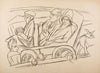 Self-Portrait in Car (1923)