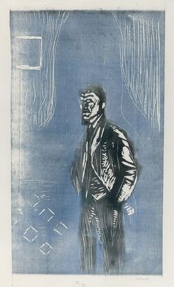 Self-Portrait in Moonlight