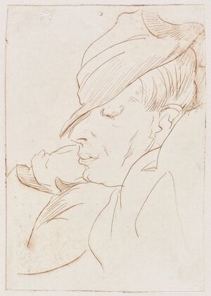 Self-portrait in Profile (1922 - 1925)