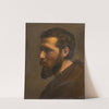Self-portrait in profile by Louis Janmot