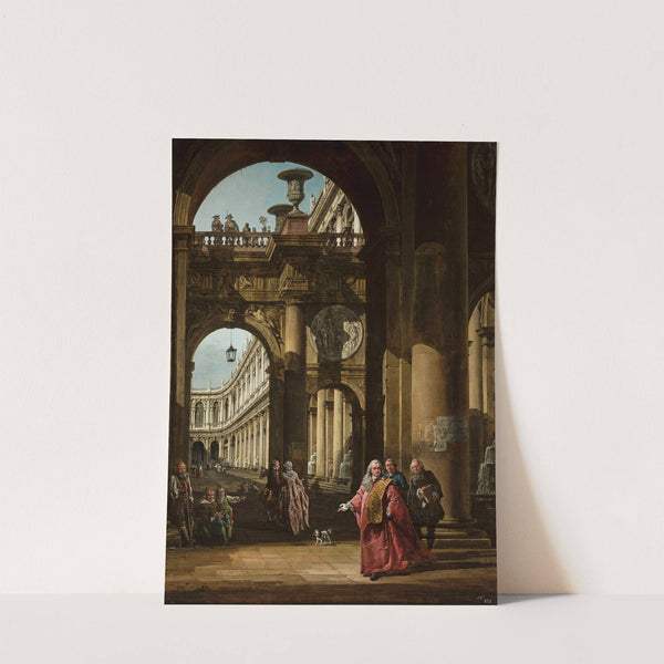 Self-portrait in the attire of the Venetian Procurator (1765) by Bernardo Bellotto