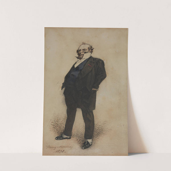 Self-Portrait in the Role of M. Prud’homme (1873) by Henry Bonaventure Monnier