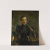 Self Portrait in the Uniform of the Rifles by Willem Jodocus Mattheus Engelberts