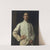 Self-portrait in white jacket by Hugh Ramsay