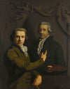 Self Portrait, Pointing at a Portrait of the Artist’s deceased Colleague Dirk Jacobsz Ploegsma (1769-91)