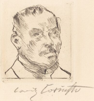 Self-Portrait (Selbstbildnis (Kopf)) (1916)