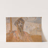 Self-portrait, sketch (1926) by Jacek Malczewski