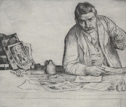 Self-Portrait – “The Etcher”