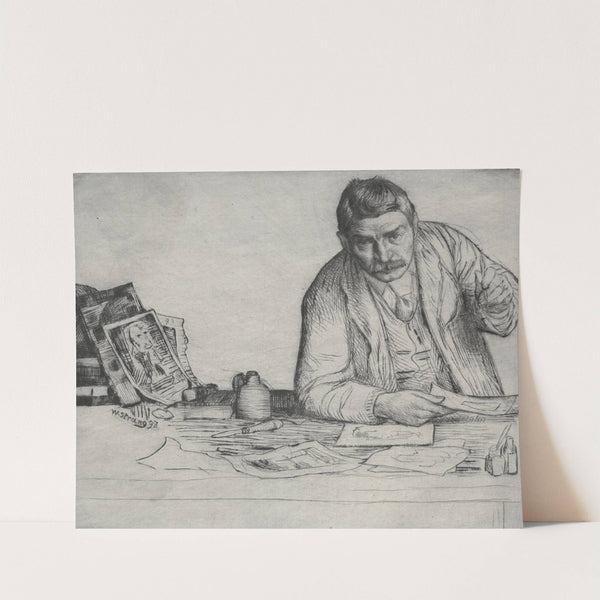 Self-Portrait - &quot;The Etcher&quot; by William Strang