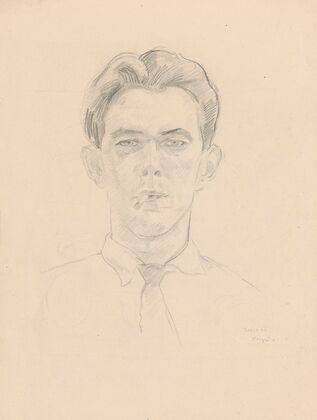 Self-portrait with a cigarette (1931)